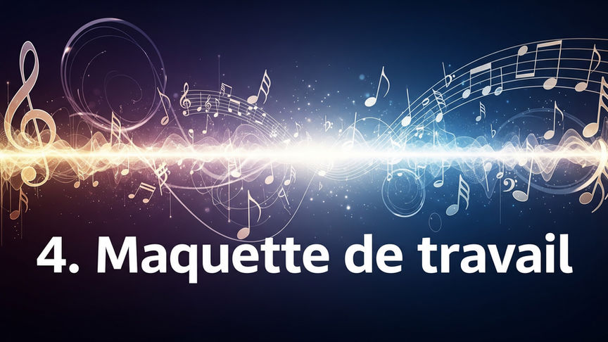 4. Maquette de travail